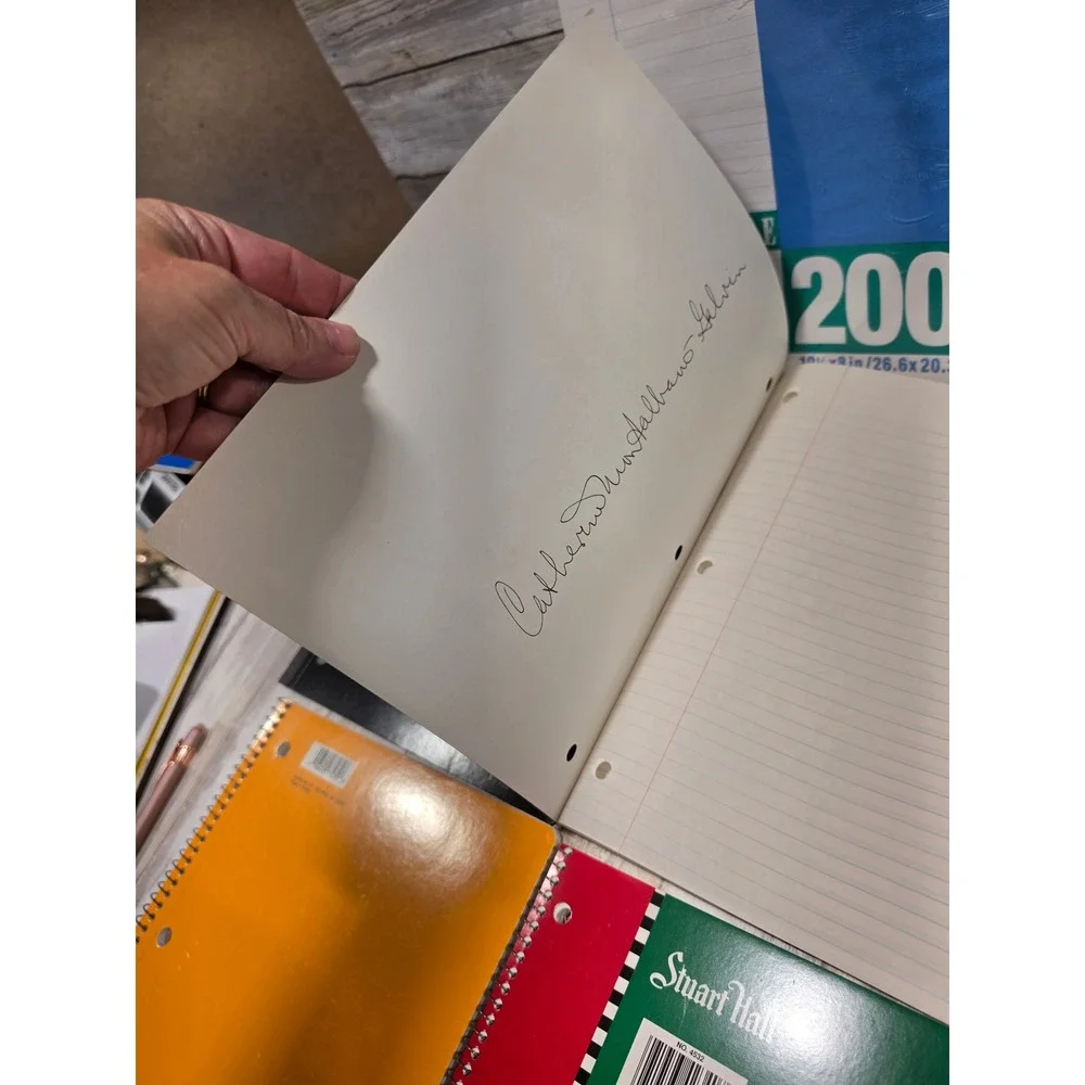 Mead Norcom Stuart Hall Notebook Bundle College Wide Ruled Paper Lot 8ct READ